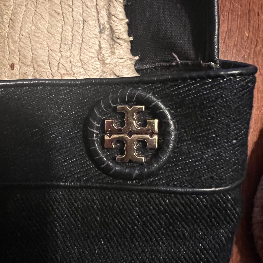 Tory Burch espadrilles dark navy denim 9 - Picture 9 of 9